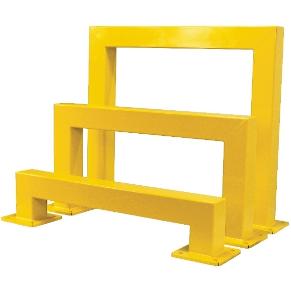 3' x 24" Machine Guard Rail, Yellow