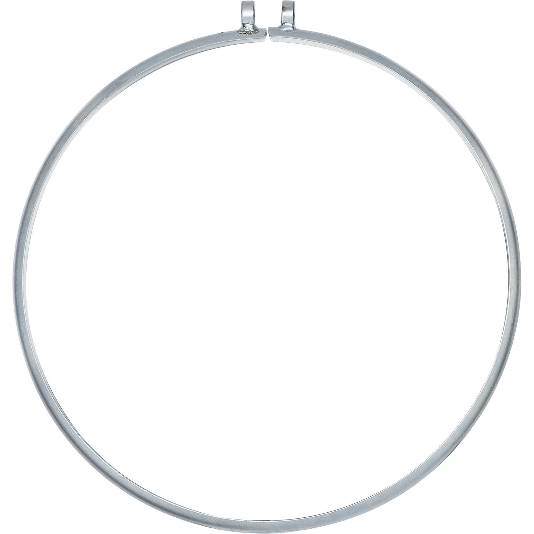 22-1/2" Bolted Clamp Ring for Carbon & Stainless Steel IBC Tank Lids, Zinc Plated Steel