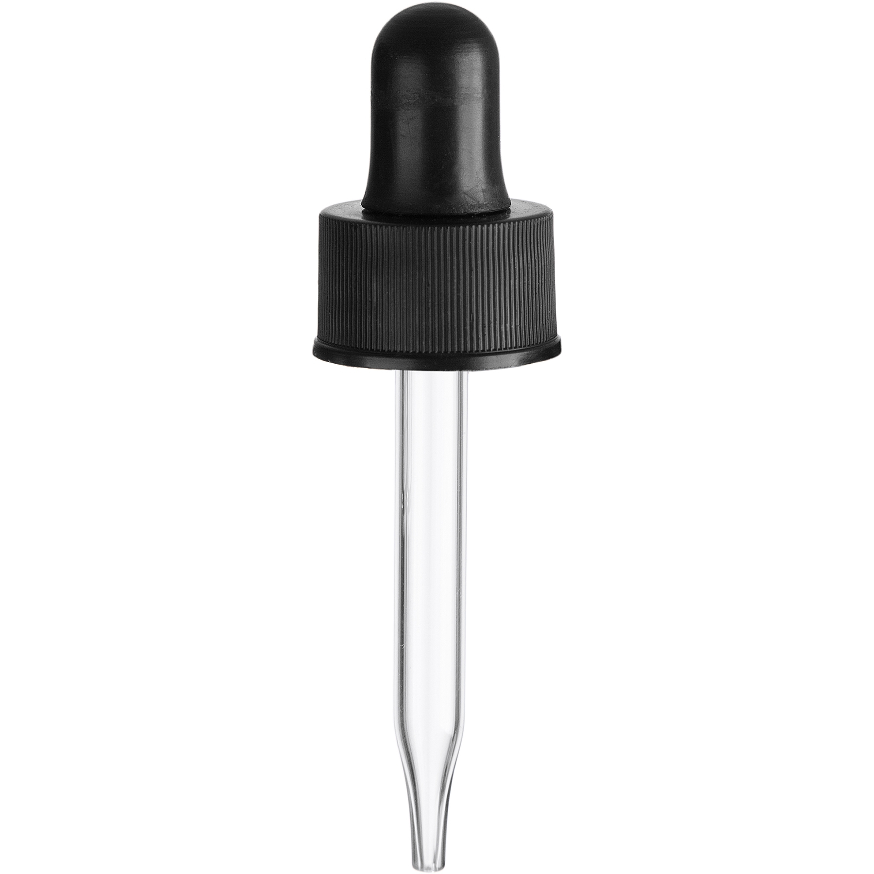 13mm 13-425 Black Glass Dropper (for 1 Dram Vials)