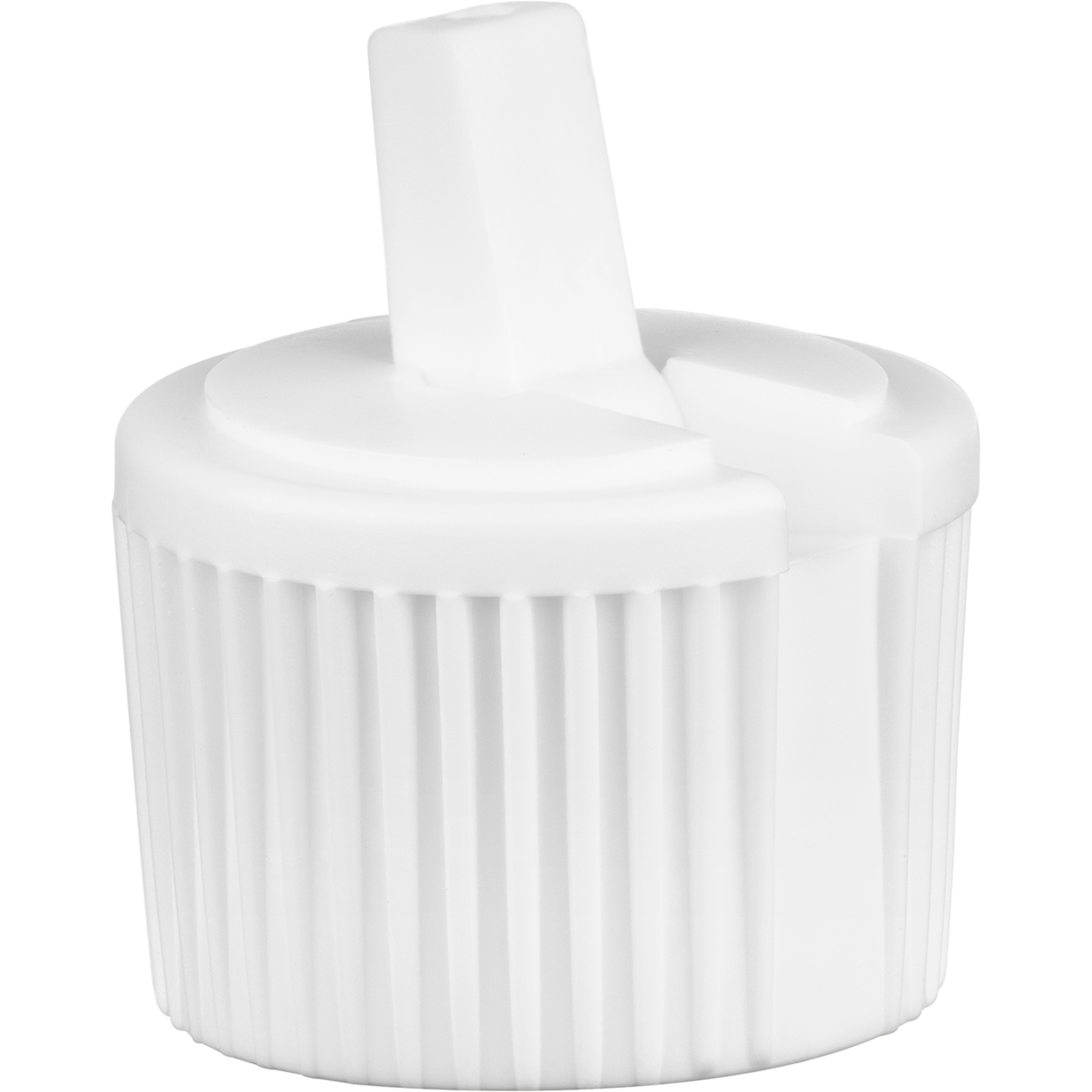 24mm 24-410 White Turret Cap, 3.8mm Orifice