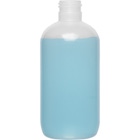8 oz. Natural LDPE Plastic Boston Round  Bottle, 24mm 24-410