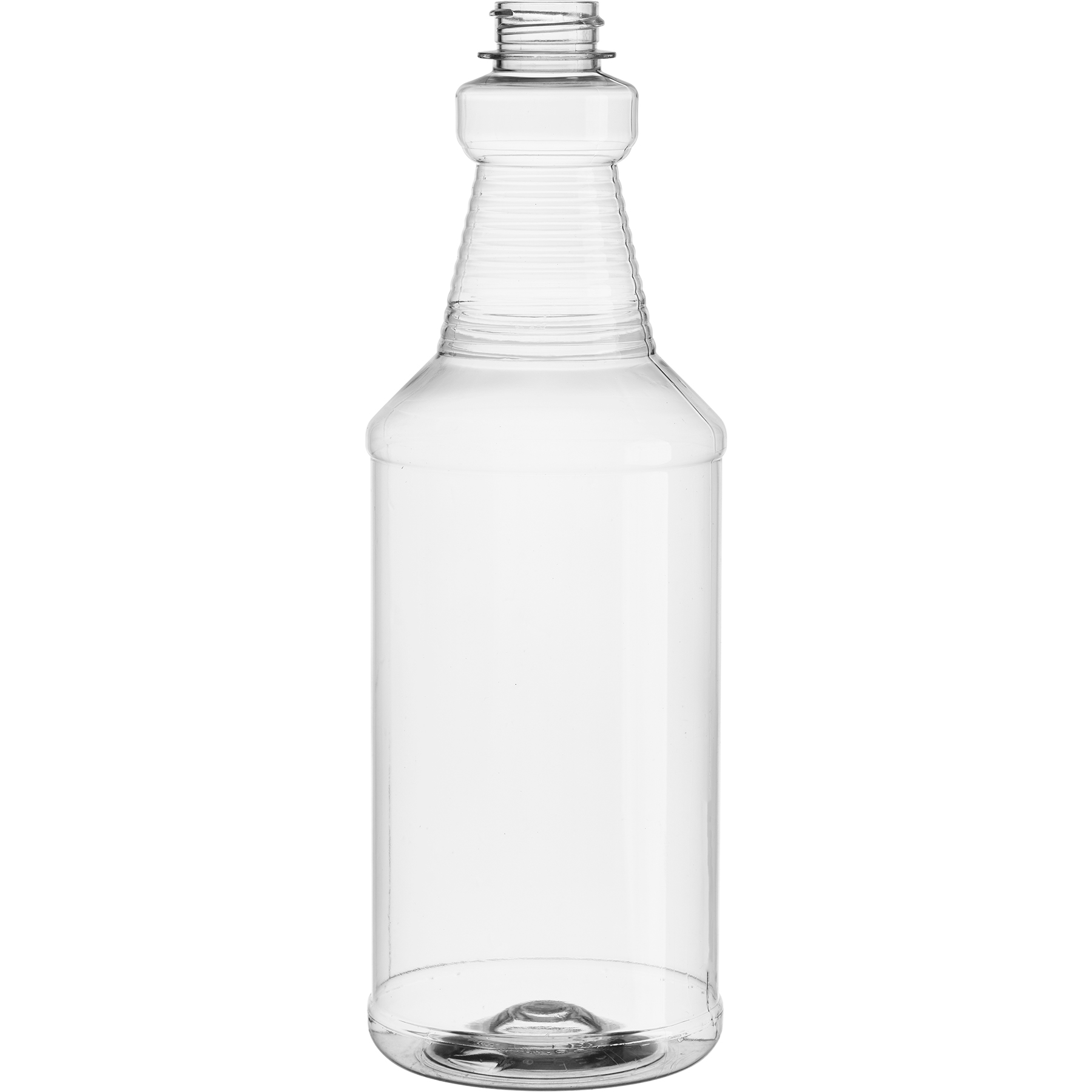 Imprinted Poly-Clear Plastic Water Bottles (32 Oz.)