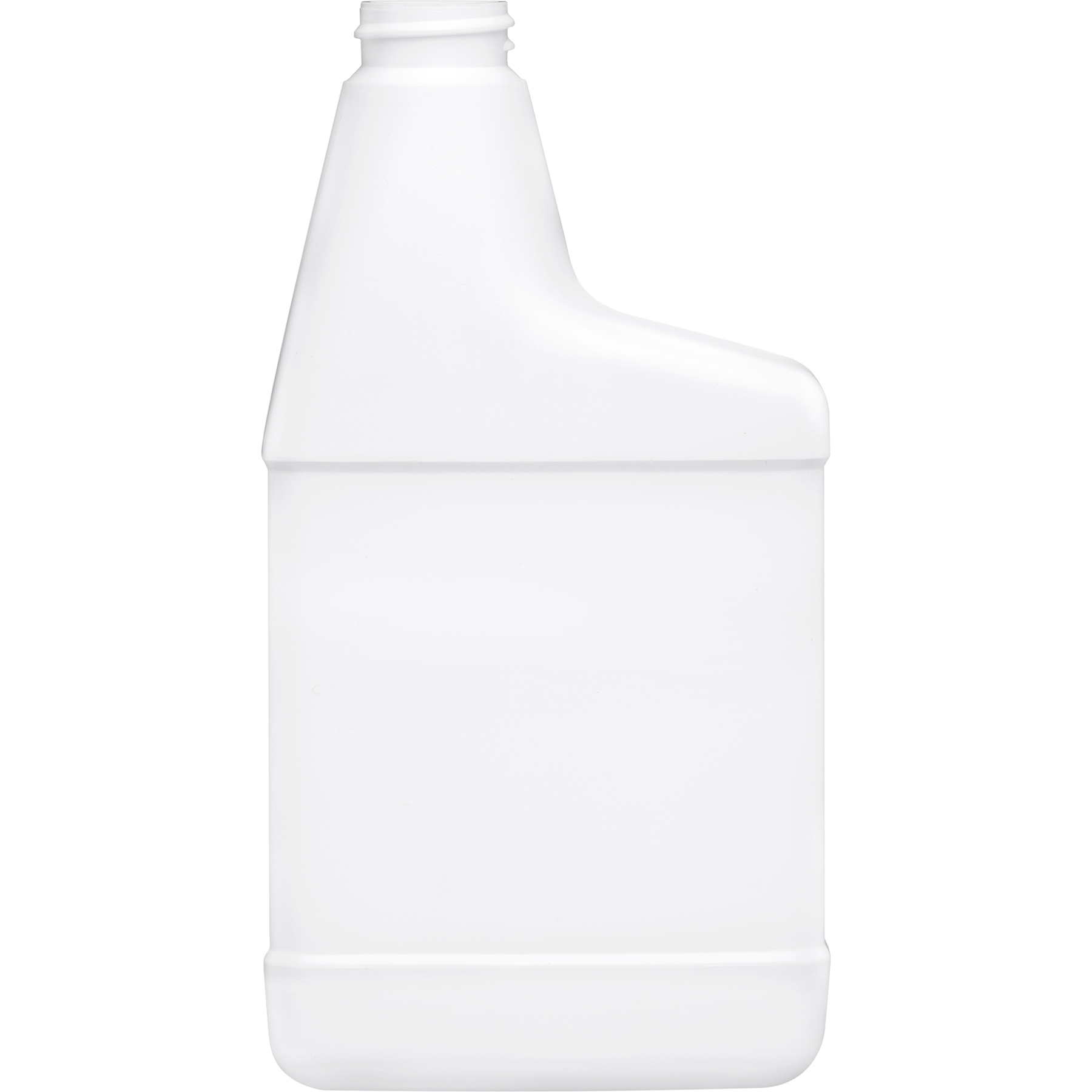 16 oz. White HDPE Plastic RTU Spray Bottle, 28mm 28-400