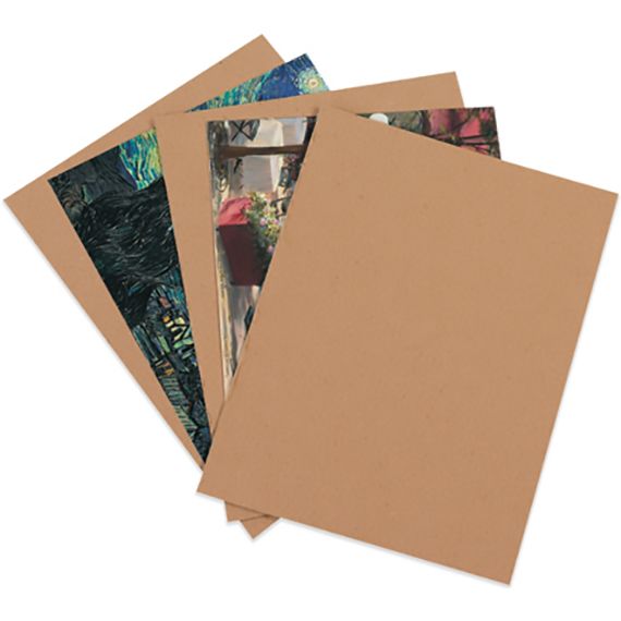 8" x 8" Kraft Chipboard Pad