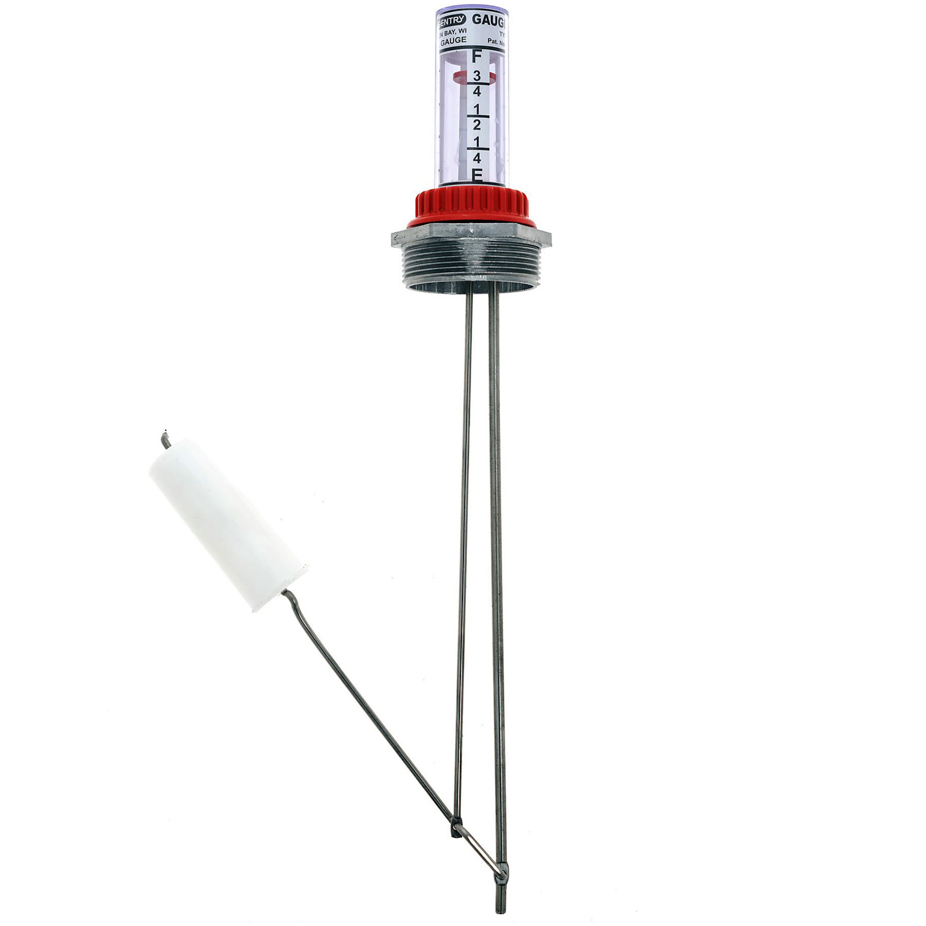 At-A-Glance™ Stainless Steel Liquid Level Gauge for 550 Gallon Tank, 2" NPT (D-2-65-S1)