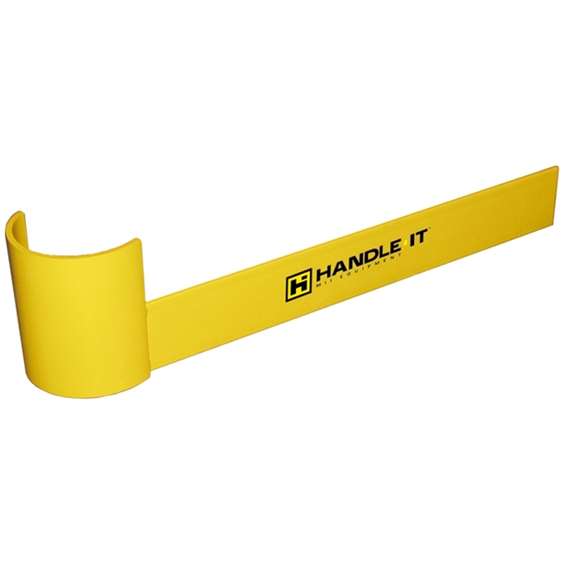 42" Yellow Medium-Duty Left Hand End Aisle Rack Guard