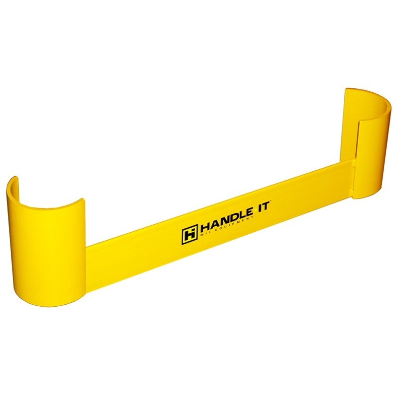 48" Yellow Heavy-Duty Double Sided End Aisle Rack Guard