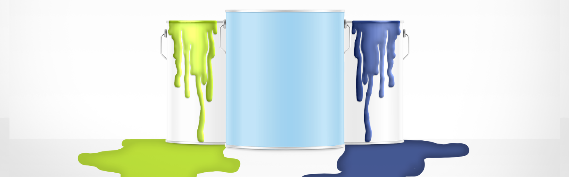 Paint can image banner
