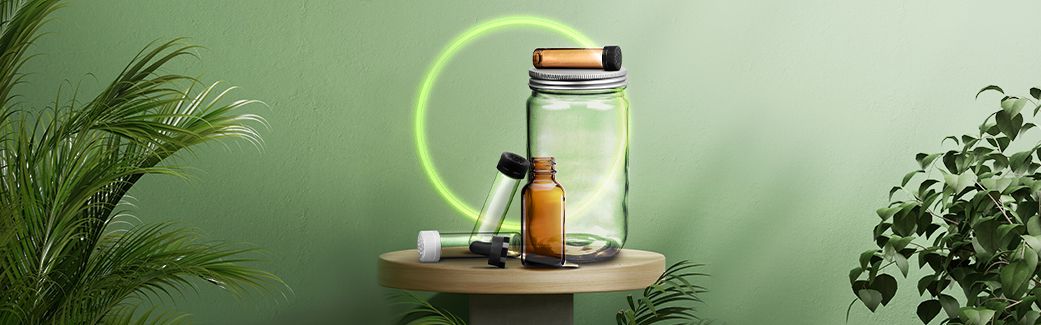 Types of cannabis containers image banner.