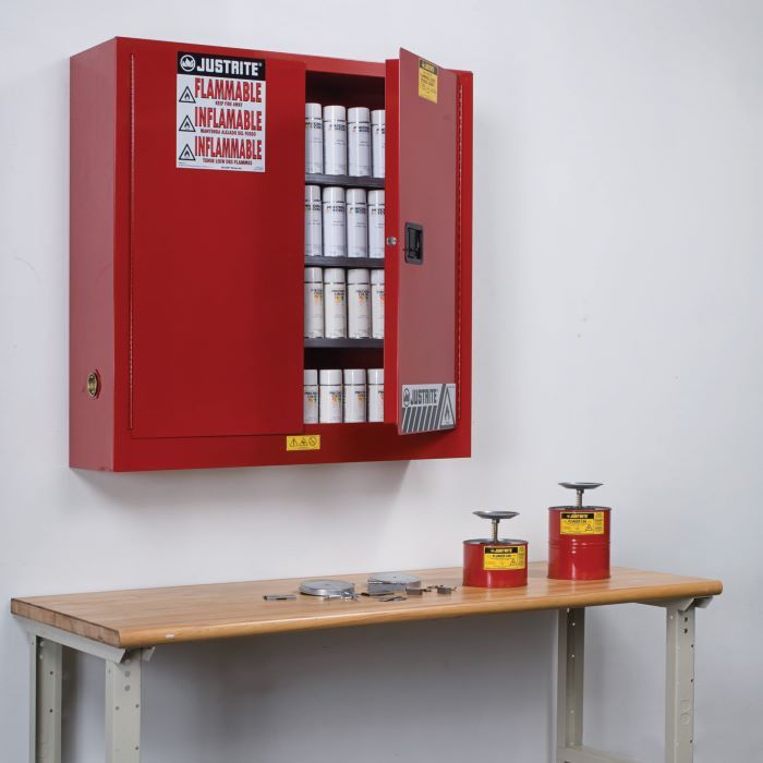 wall mount aerosol can safety cabinet